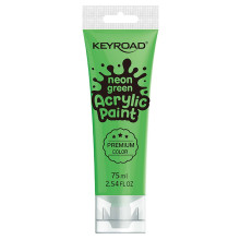 Tube Acrylique Vert Fluo 75ml, keyroad - Réf.972217