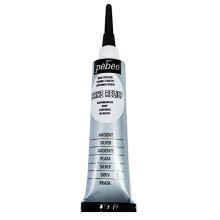 Tube Effet Vitrail Cerne Relief Argent 20 ml PEBEO