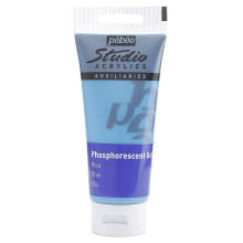 Tube Gel Acrylique Phosphorescent Studio 100ml, Bleu - Pébéo