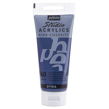 Tube Peinture Acrylique Fine Studio 100ml, Bleu Noir Iridescent 360 - Pébéo