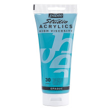 Tube Peinture Acrylique Fine Studio 100ml, Bleu Turquoise 30 - Pébéo