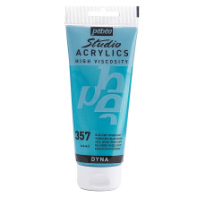 Tube Peinture Acrylique Fine Studio 100ml, Bleu Vert Iridescent 357 - Pébéo