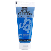 Tube Peinture Acrylique Fine Studio 100ml, Cyan Primaire Opaque 49 - Pébéo