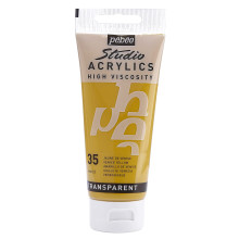 Tube Peinture Acrylique Fine Studio 100ml, Jaune De Venise 35 - Pébéo