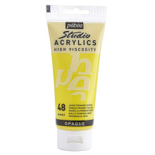 Tube Peinture Acrylique Fine Studio 100ml, Jaune Primaire Opaque 48 - Pébéo