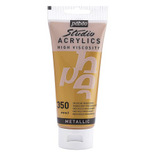 Tube Peinture Acrylique Fine Studio 100ml, Or Riche Iridescent 350 - Pébéo
