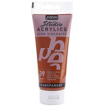 Tube Peinture Acrylique Fine Studio 100ml, Rouge De Venise 39 - Pébéo