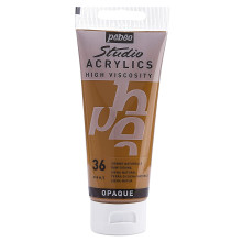 Tube Peinture Acrylique Fine Studio 100ml, Sienne Naturelle 36 - Pébéo