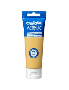 Tube Peinture Acrylique Jaune Sienne 75ml - Carioca