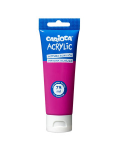 Tube Peinture Acrylique Magenta 75ml - Carioca