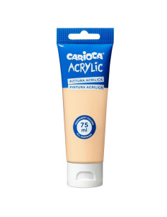 Tube Peinture Acrylique Rose Saumon 75ml - Carioca