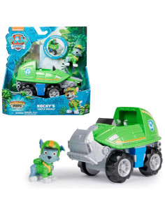 Véhicule + Figurine Paw Patrol: Jungle Pups, Rocky's Snapping - Spin Master