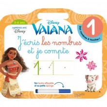 VAIANA ARDOISE J ECRIS NOMBRES JE COMPTE